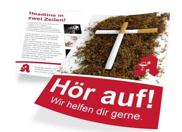 Flyer Raucherstopp